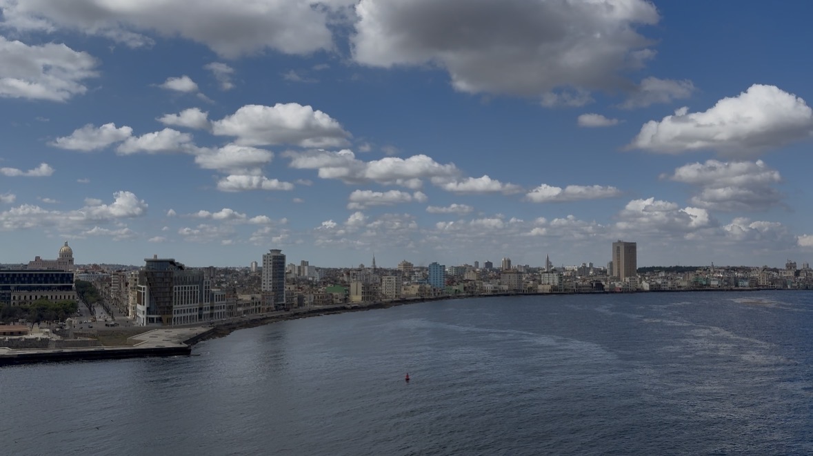 Havana Cuba view of the city and malecon