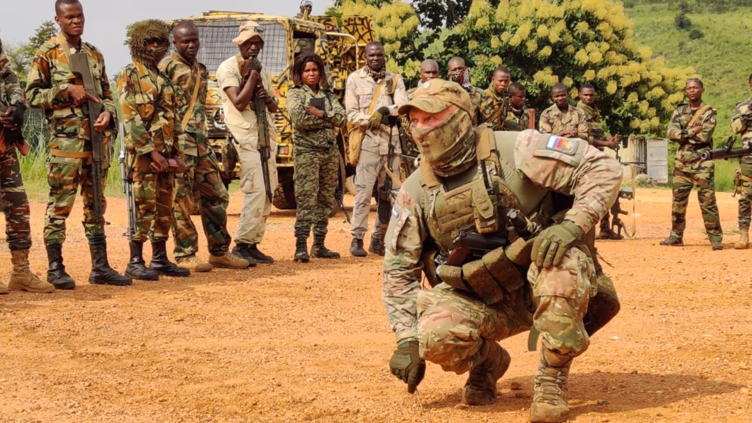 africa corps training locals in africa