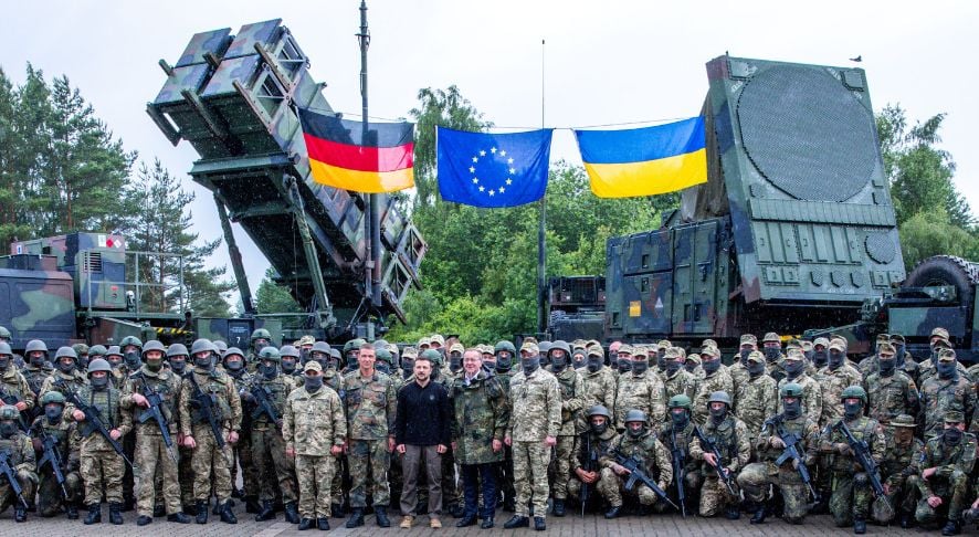 Ukrainian air defense with german military