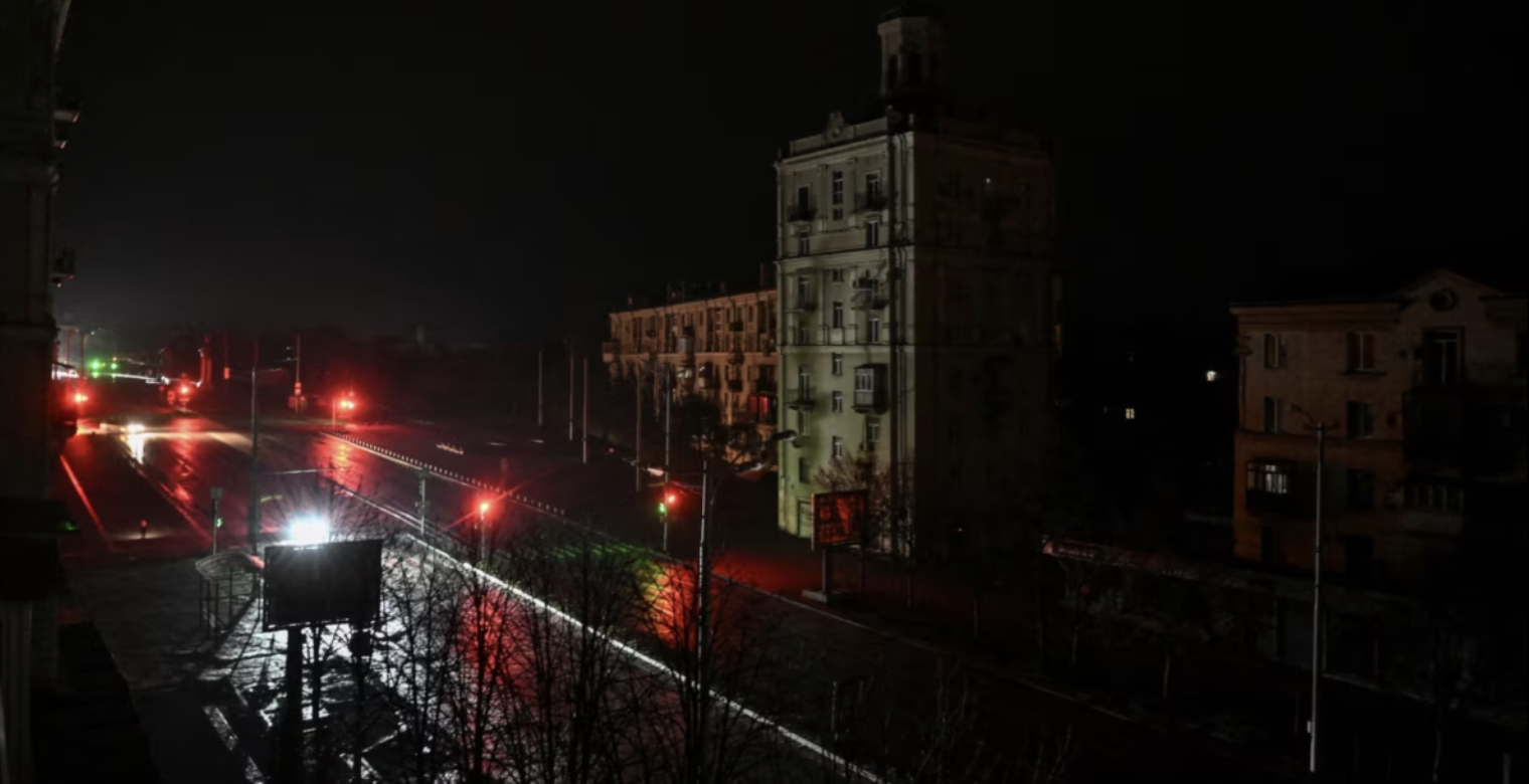 ukrain city blackout